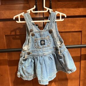 Stylish Blue Denim Overall Dress for Kids